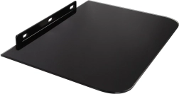 jednoduchá nástěnná skleněná police MACLEAN MC-738, nosnost 10 kg