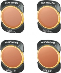 Sada filtrů ND/PL Sunnylife pro DJI Osmo Pocket 3 (ND8, ND16, ND32, ND64)