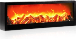 Dekorativní elektrický LED krb Vilde 60 × 10 × 20 cm