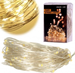 Dekorativní LED drátkové světýlka 5 m, 50 LED – Teplá