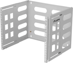 Nástěnný držák RACK 19" 8U, hloubka 400/240 mm, šedý