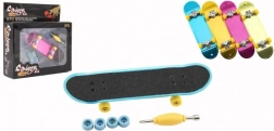 Prstový skateboard s příslušenstvím 9 cm