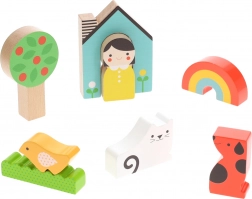 Dřevěná stavebnice Domeček Petit Collage