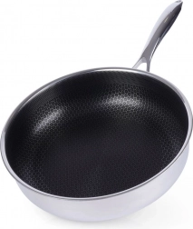 hluboká nerezová pánev COOKCELL 28 cm
