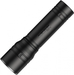 kapesní svítilna superfire s usb nabíjením a 4 režimy, černá