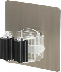 Samolepicí držák na mop a koště s profilovaným válečkem