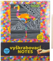 Vyškrabovací notes s barevnými obrázky