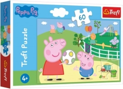Puzzle 60 dílků – zábava s přáteli – PEPPA PIG