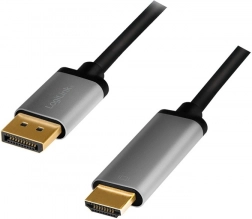 kabel displayport na hdmi 4k/60 hz 2 m s hliníkovým provedením