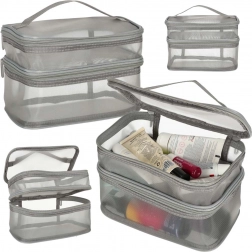 Cestovní kosmetická taška šedá