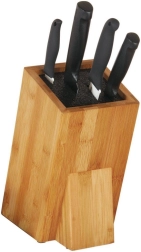 Bambusový stojan na nože s univerzálním vložkou