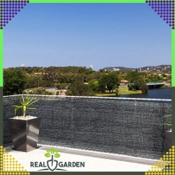 Stínicí síť na plot 1,5 × 25 m, 60 g/m², antracit