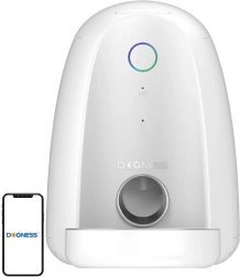 chytré automatické krmítko pro psy a kočky s wi‑fi DOGNESS mini, bílé
