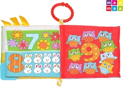 Látková knížka pro miminka 15 × 15 cm