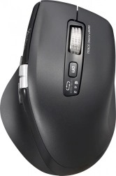Ergonomická bezdrátová myš s dobíjecí baterií a duálním připojením 2× Bluetooth + USB 2,4 GHz SPIN