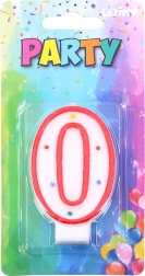 Dortová svíčka číslo 0