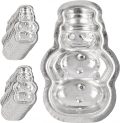 Sada ocelových formiček na cukroví – sněhulák, 20 ks