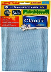 Utěrka z mikrovlákna na sklo SAFÍR 40 × 40 cm, 290 g/m²