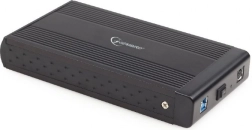 Vnější hliníkové pouzdro pro 3.5" HDD s USB 3.0, černé