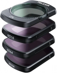 Sada filtrů pro objektiv CPL + ND16/64/256 TELESIN pro DJI Osmo Pocket 3