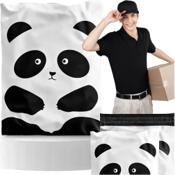 Foliové poštovní obálky panda 255 × 370 mm, 50 ks