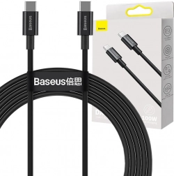 Kabel BASEUS Superior USB‑C na USB‑C 100 W, 2 m, černý
