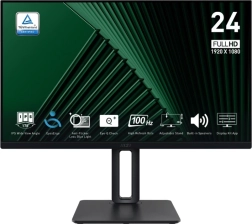 Monitor 23,8" MSI PRO MP245PG LED, Full HD, 100 Hz, černý