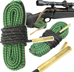 Čisticí šňůra do hlavně s integrovanými mosaznými kartáčky 5.56/.223/.22