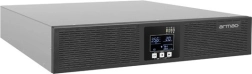 ARMAC záložní zdroj UPS on-line 1000 VA do racku, 4× IEC C13, USB‑B, LCD, kovové šasi
