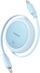 Baseus Free2Pull Mini USB‑C na USB‑C 60W kabel 1 m – Modrá