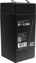 Bezúdržbová AGM baterie Green Cell 4V 4,5Ah pro hračky a zabezpečovací systémy