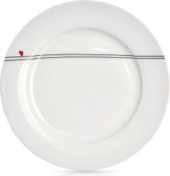 Dezertní porcelánový talíř se srdíčkem 19 cm