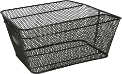 Kovový cyklistický košík na nosič černý 25kg