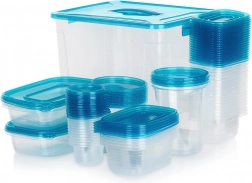Sada plastových dóz na potraviny s víčky 50 ks