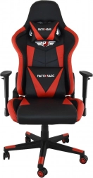 Otočné herní křeslo pro hráče červené