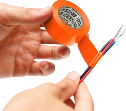 Oranžová PVC izolační páska 20 m