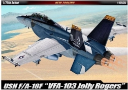 Plastikový model letounu F/A‑18F USN VF‑103 JOLLY ROGERS 1:72