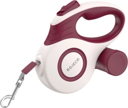 Automatické vodítko Rojeco pro psy 5M červené