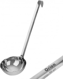 Ocelová naběračka 45 ml, 26 cm