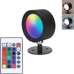 Solight nabíjecí LED nástěnné světlo RGB s dálkovým ovladačem