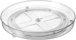 Otočný organizér 27 cm z průhledného plastu