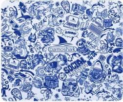 Herní podložka Darmoshark PAD-3 bílá