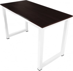 Průmyslový loftový stůl 120 × 60 cm s kovovým rámem pro kancelář a studium