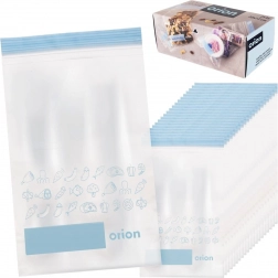 Sáčky se zipem na potraviny 20 × 12 cm, 25 ks