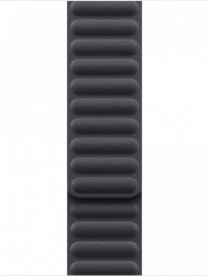 Černý magnetický řemínek s žebrovaným designem pro hodinky, velikost M/L