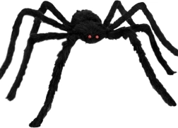 Ruhhy chlupatý halloweenský pavouk dekorace 50 cm - 1 kus