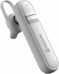 Bluetooth headset Swissten Caller – bílý