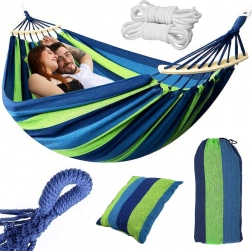 Brazilská dvoulůžková houpací síť s polštářem