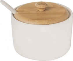 Porcelánová cukřenka s lžičkou WHITELINE 240 ml