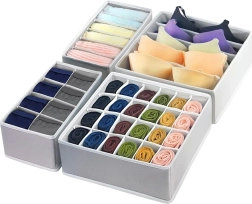 sada organizerů do zásuvky, 4 ks